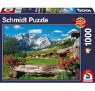 Schmidt Spiele Puzzle Blick ins Bergidyll, 1000 Teile