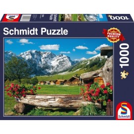 Schmidt Spiele Puzzle Blick ins Bergidyll, 1000 Teile