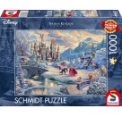 Schmidt Spiele Puzzle Thomas Kinkade, Disney, Die Schöne und das Biest, 1000 Teile
