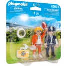 PLAYMOBIL 70823 DuoPack Notarzt und Polizistin