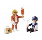 PLAYMOBIL 70823 DuoPack Notarzt und Polizistin