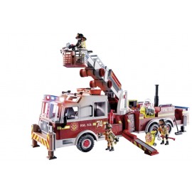 PLAYMOBIL 70935 Feuerwehr-Fahrzeug: US Tower Ladder