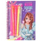 TOPModel Neon Doodle Malbuch-