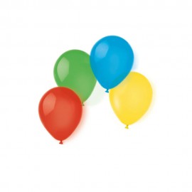 100 Latexballons standard sortiert 18 cm/7''
