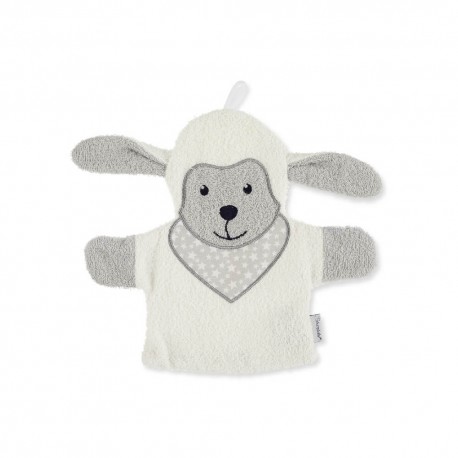 Sterntaler Spiel-Waschhandschuh Stanley ecru