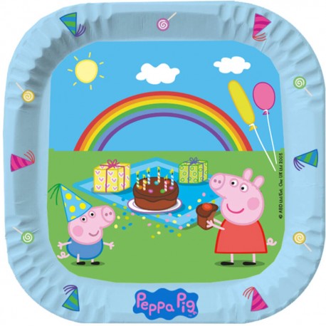 Peppa Pig Pappteller  23cm 6 Stück