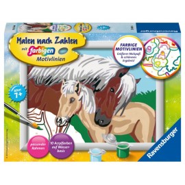 Ravensburger 28469 Malen nach Zahlen Liebevolle Stute Serie E