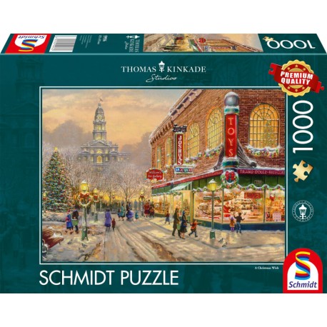 Schmidt Spiele 59936 Puzzle Ein Weinachtswunsch 1000 Teile