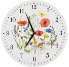 Wanduhr Wildblumen GartenLieb