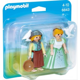 PLAYMOBIL 6843 Duo Pack Prinzessin und Magd