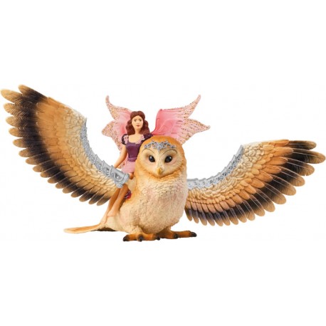 Schleich® bayala 70789 Elfe auf Glitzer-Eule