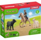 Schleich® Farm World 42578 Westernreiten