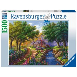 Ravensburger Puzzle 17109 Cottage am Fluß 1500 Teile Puzzle