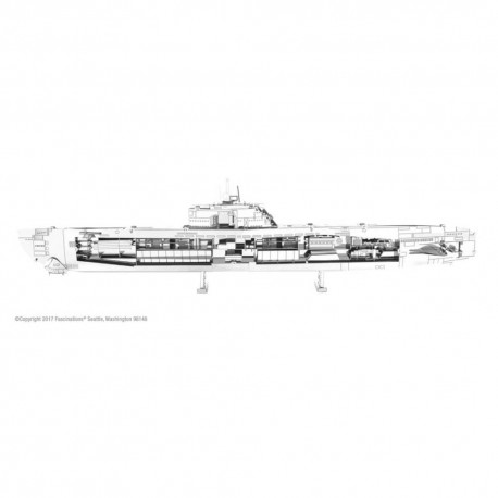 Metal Earth: German U-Boat Type XXI