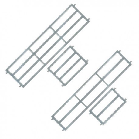 H0 Boxen- und Laufhof-Zaunsysteme, 2000  mm (2 x 1000  mm)