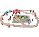 Beeboo Eisenbahn-Spielset 50-teilig