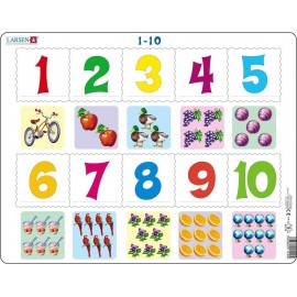 Puzzle Zählen 1-10 10 Teile