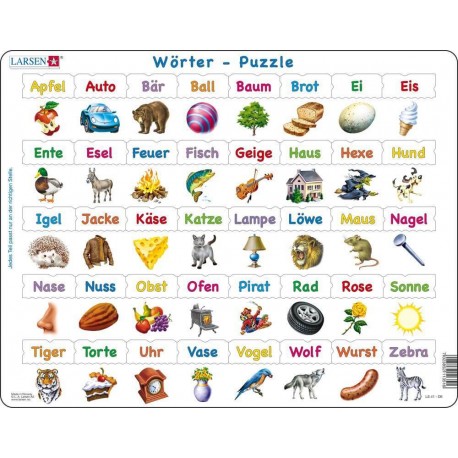 Puzzle Wörter 40 Teile