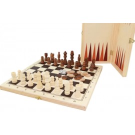 Engelhart Schach, Dame+Backg.kassette