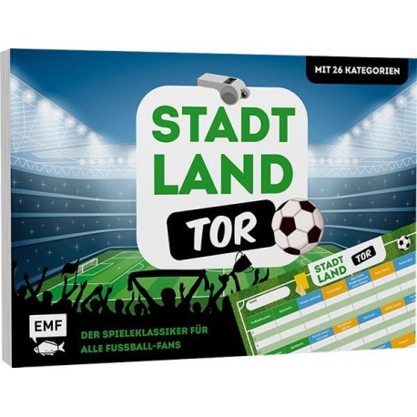 Stadt, Land, Tor – Der Spieleklassiker für alle Fußball-Fans