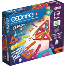 GEOMAG GLITTER RECYCLED - 35 TEILE