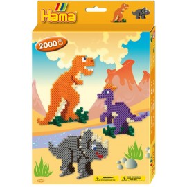 Hama® kleine Geschenkpackung Dino Welt, 2.000 Stück