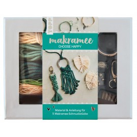 Makramee-Schmuckset Happy