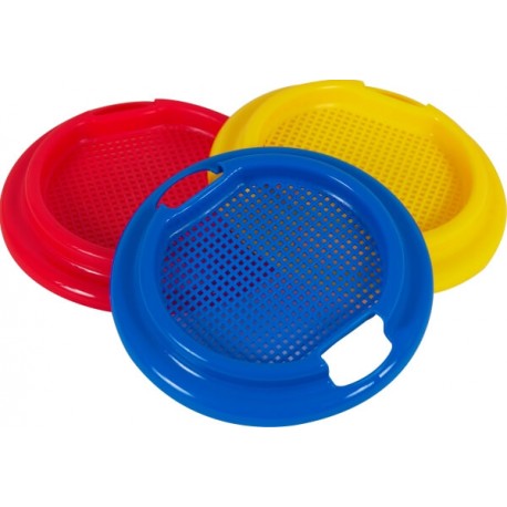 Outdoor active Sandsieb,  18 cm, 3-fach sortiert