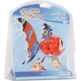 Splash & Fun Tauchfisch mit LED, 2-fach sortiert