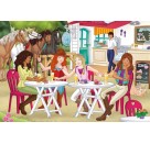 Schmidt Spiele 56515 Schleich, Horse Club, Puzzle-Box, 2x60, 2x100 Teile im Metallkoffer