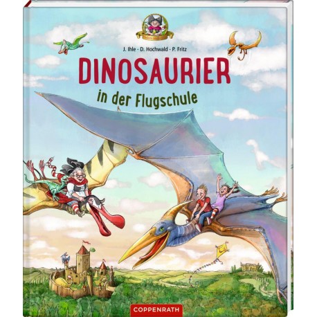 Dinosaurier i.der Flugschule