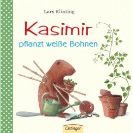 Kasimir pflanzt weisse Bohnen
