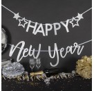 Glitzer-Girlande ""Happy New Y