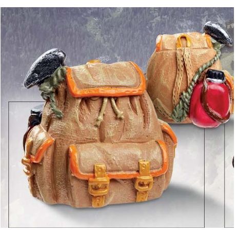 Rucksack, Trekking braun, 3,5