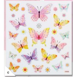 Design-Sticker-Schmetterl. IV
