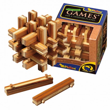 Philos Lock up Puzzle, Bambus