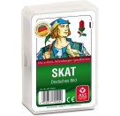 ASS Skat, deutsches Bild im Kunststoffetui. Kartenspiel