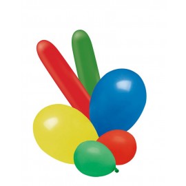 Luftballons, gem. Farben, For