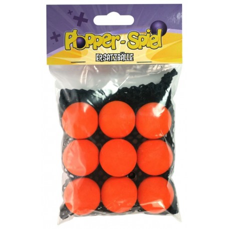 Orange Ersatzbälle - 9er