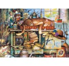 Schmidt Spiele 59992 Remington, der Gärtner, Charles Wysocki Puzzle 1.000 Teile