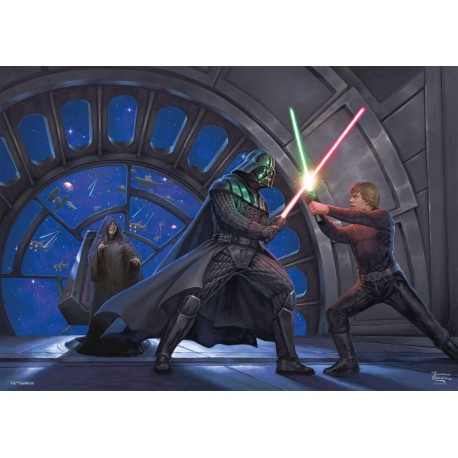 Schmidt Spiele 57375 Lucas Film, Star Wars, A Son's Destiny, Thomas Kinkade Puzzle 1.000 Teile - LUC