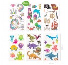 TATTOOS 6 X 10,5CM FOR KIDS, 6-FACH SORTIERT (1 SÜCK)