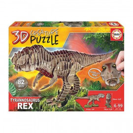 3D T-Rex 82 Teile Puzzle