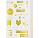 Rubbelsticker For you,gold
