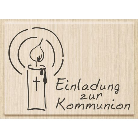 Stempel Einladung z.Kommunion
