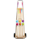 Outdoor active Krocketwagen für 6 Spieler, Länge 92 cm