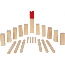 GoKi KUBB Spiel inkl. Baumwollbeutel,