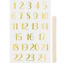 Rubbelsticker Advent Zahlen go