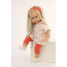 Schildkröt Puppe Schlummerle 37 cm, blonde Haare, blaue Schlafaugen