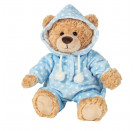 Teddybär m. Anzug blau 30cm